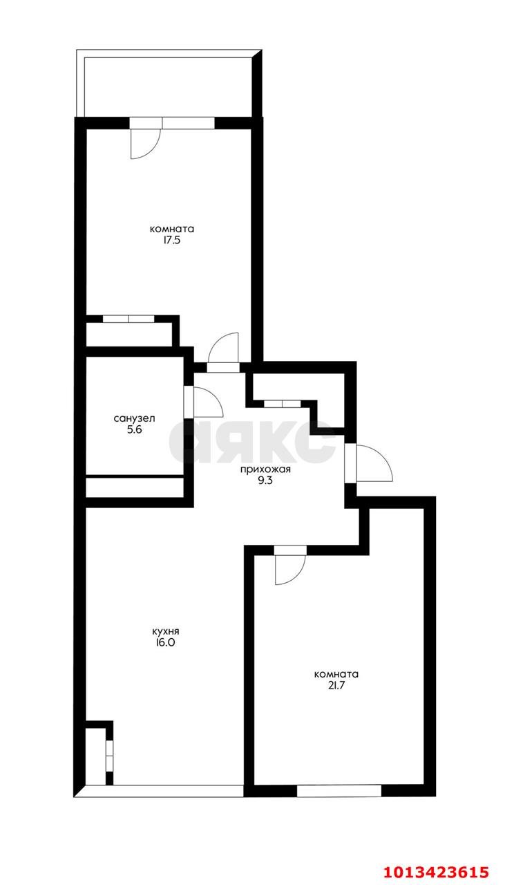 Фото №16: 2-комнатная квартира 78 м² - Краснодар, Дубинка, ул. КИМ, 141