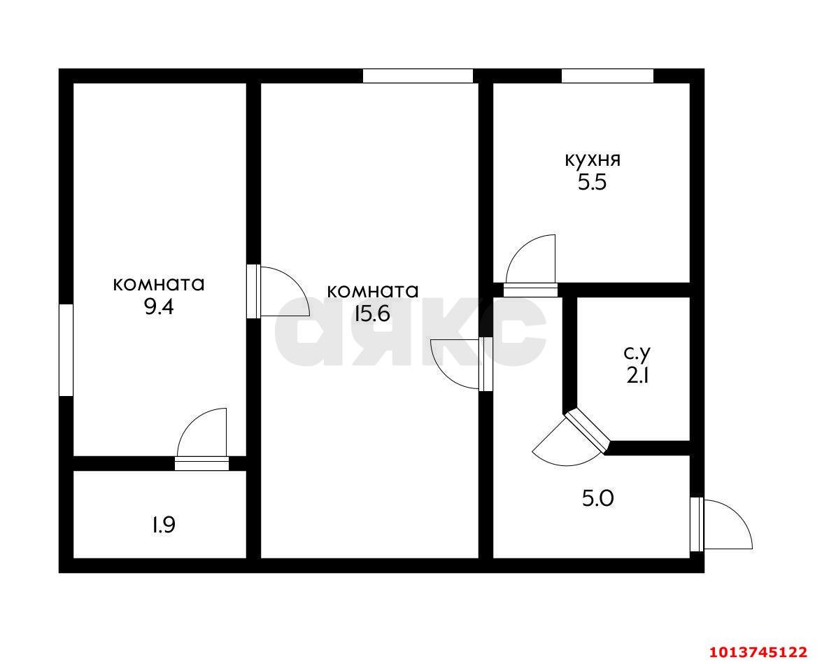 Фото №16: 2-комнатная квартира 40 м² - Краснодар, Центральный, ул. Захарова, 17