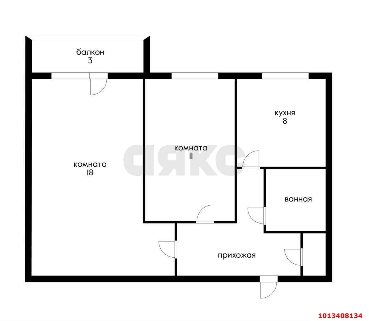 Фото №13: 2-комнатная квартира 48 м² - Краснодар, Фестивальный, ул. имени Тургенева, 151