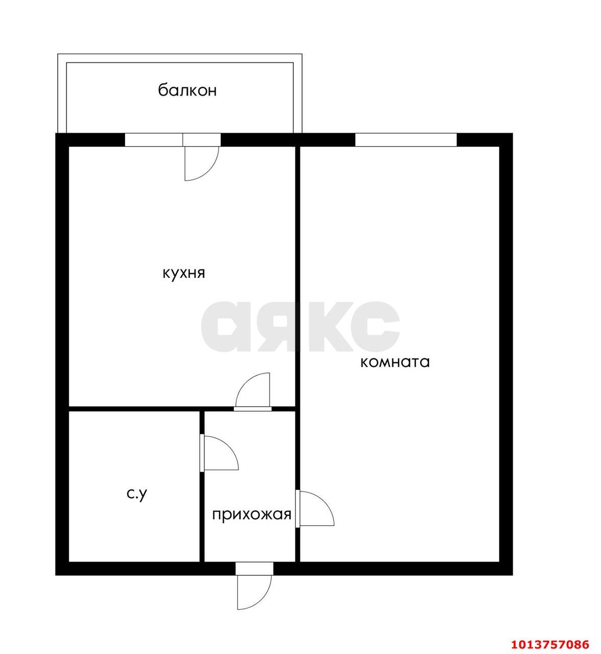 Фото №8: 1-комнатная квартира 40 м² - Краснодар, Молодёжный, ул. 3-я Целиноградская, 16