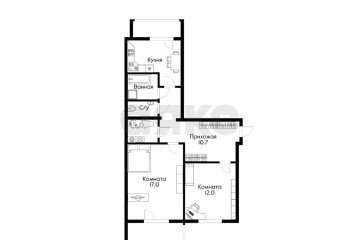 Фото №3: 2-комнатная квартира 67 м² - Краснодар, мкр. Юбилейный, пр-кт Чекистов, 27