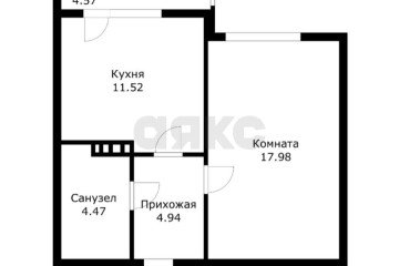 Фото №3: 1-комнатная квартира 42 м² - Краснодар, мкр. Светлоград, ул. Красных Партизан, 1/4к8