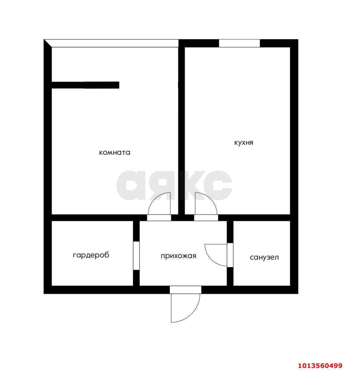 Фото №13: 1-комнатная квартира 64 м² - Мысхако, ул. Парковая, 14