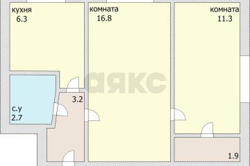 Фото №5: 2-комнатная квартира 42 м² - Краснодар, мкр. Черёмушки, ул. Стасова, 141