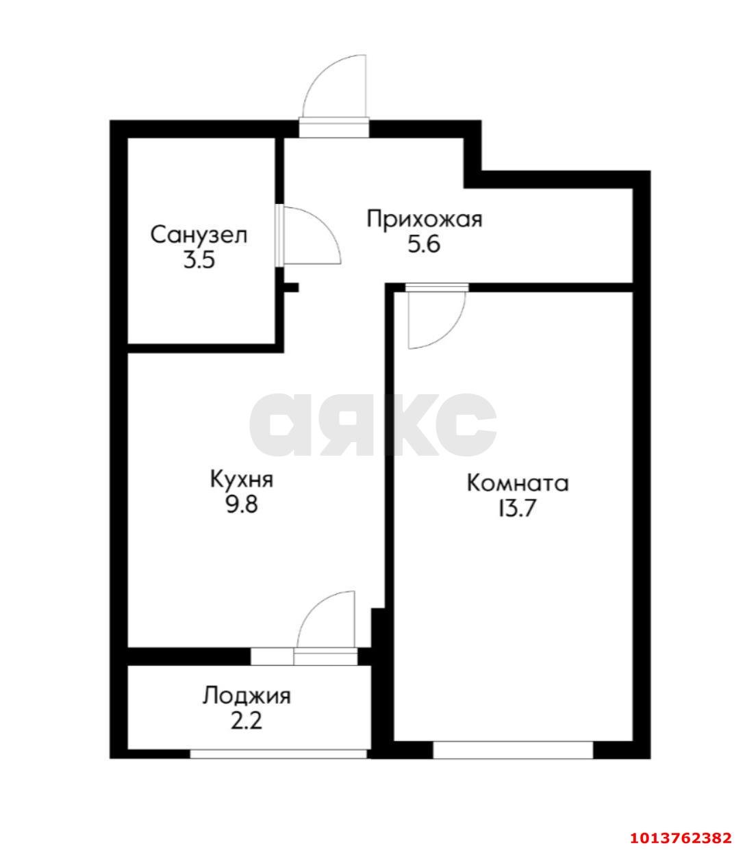 Фото №10: 1-комнатная квартира 35 м² - Краснодар, Калинино, ул. 1 Мая, 598