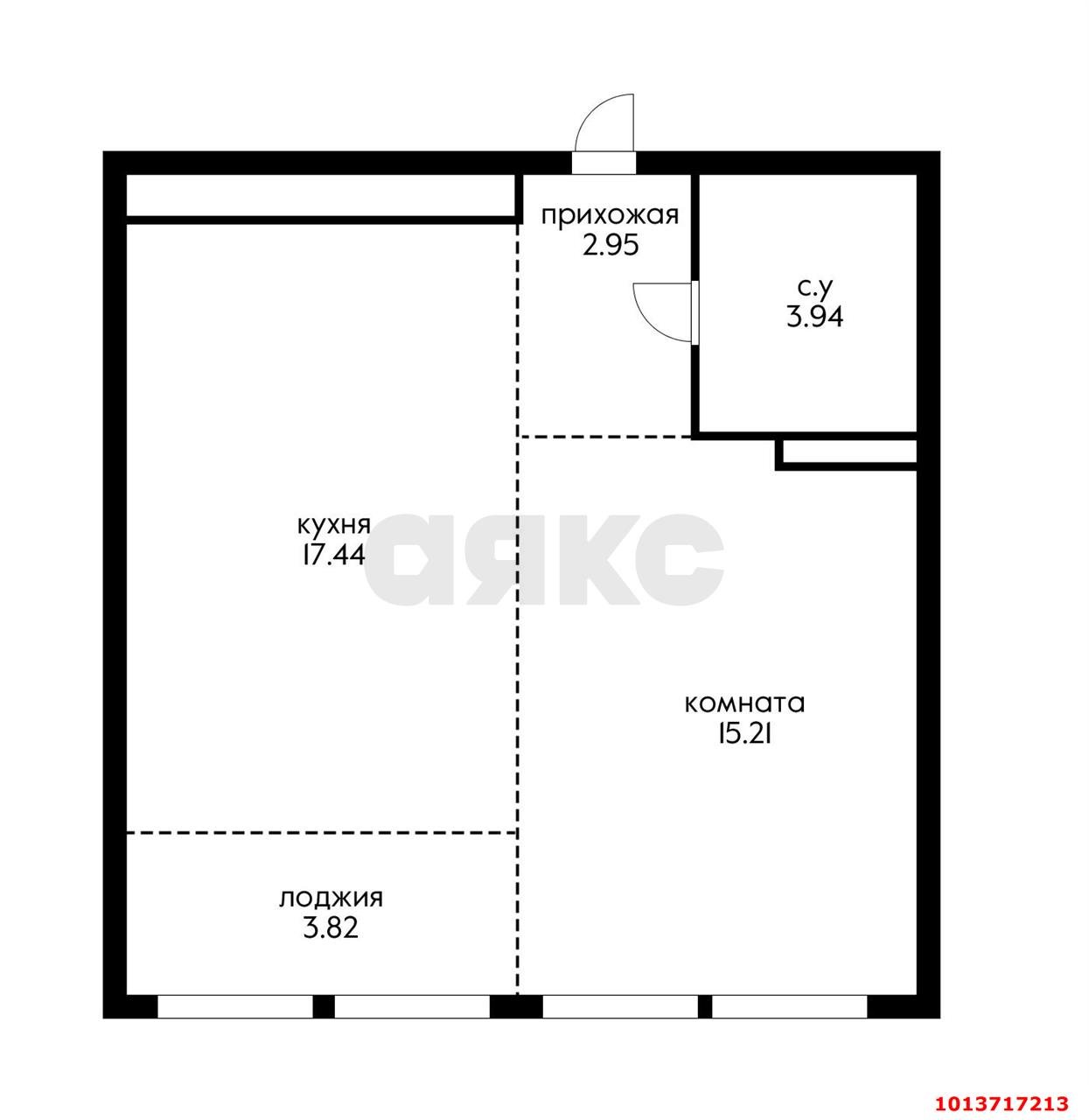 Фото №19: 1-комнатная квартира 43 м² - Краснодар, Черёмушки, 