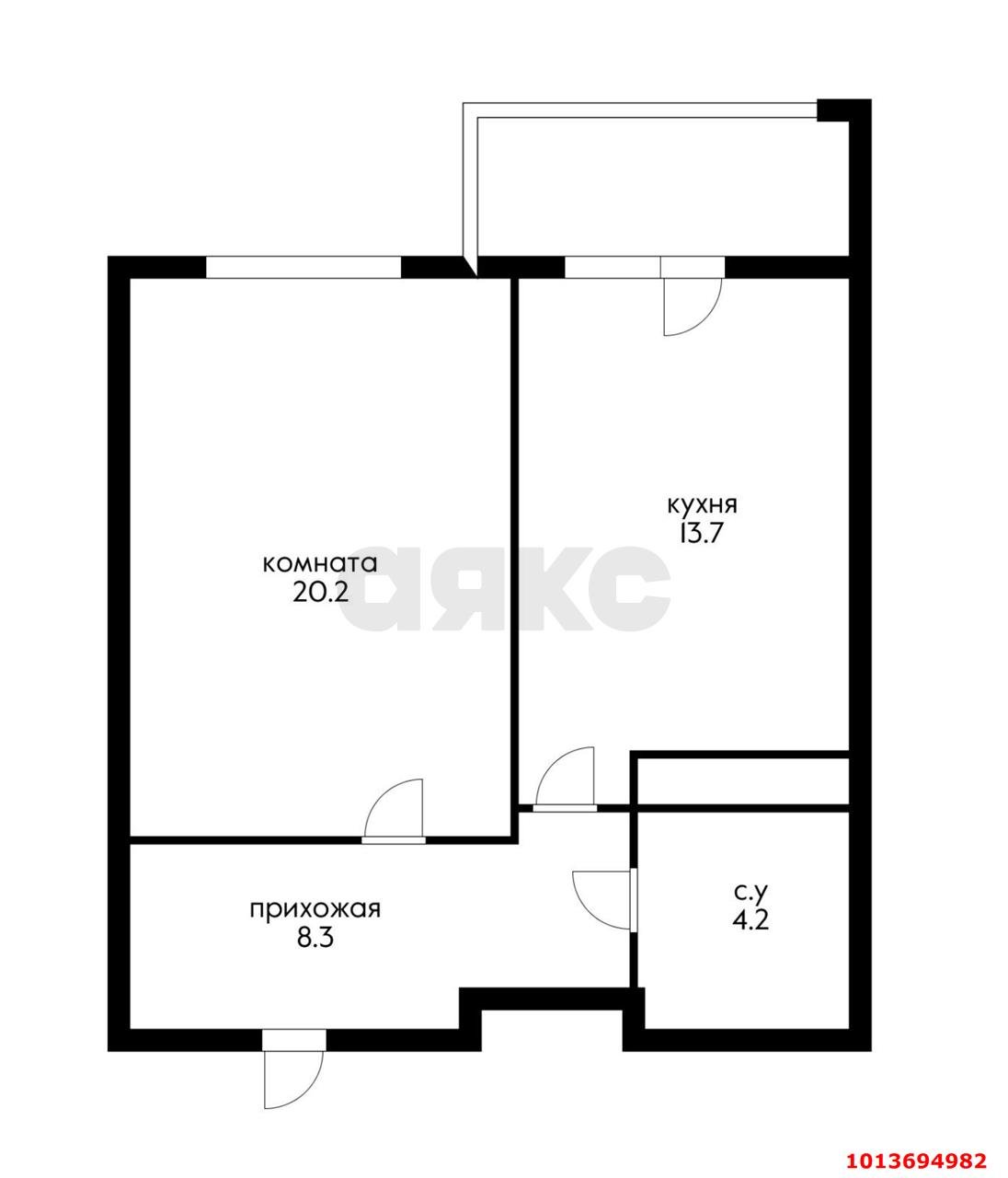 Фото №2: 1-комнатная квартира 51 м² - Краснодар, жилой комплекс Фамилия, ул. Старокубанская, 124к1