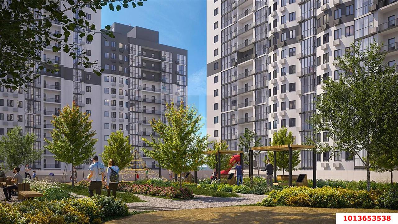 Фото №1: 1-комнатная квартира 37&nbsp;м², 17/21&nbsp;эт. - Краснодар, Карасунский внутригородской округ, Хлопчато-бумажный Комбинат, мкр. жилой комплекс Режиссёр, ул. Уральская, 100/6
