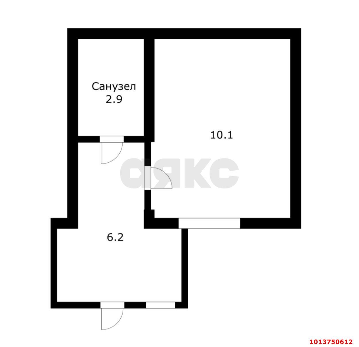 Фото №7: 1-комнатная квартира 19 м² - Краснодар, Центральный, ул. Ленина, 61