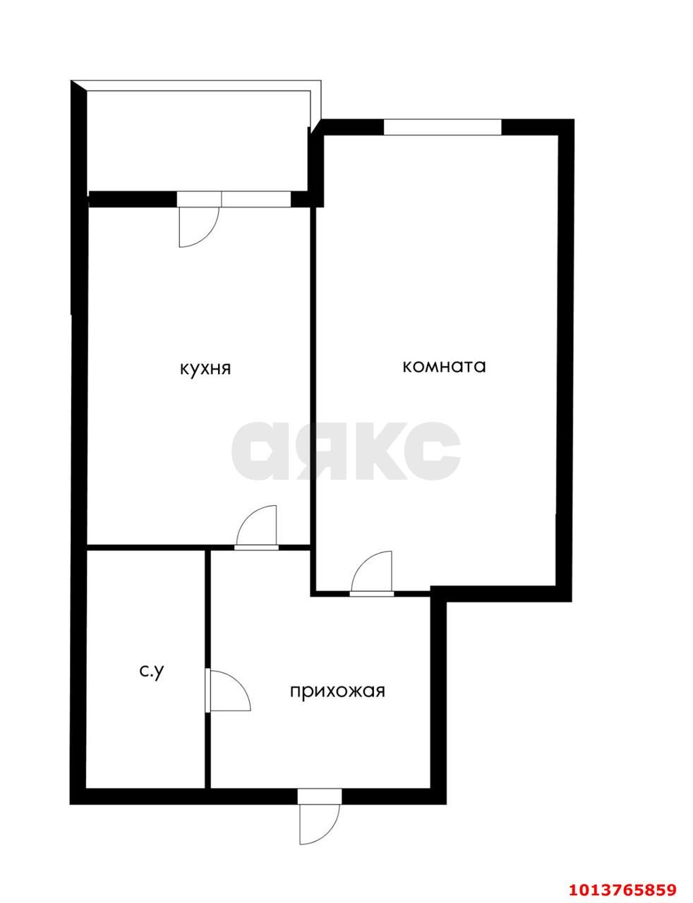 Фото №12: 1-комнатная квартира 36 м² - Краснодар, имени Петра Метальникова, ул. Петра Метальникова, 3/1к1