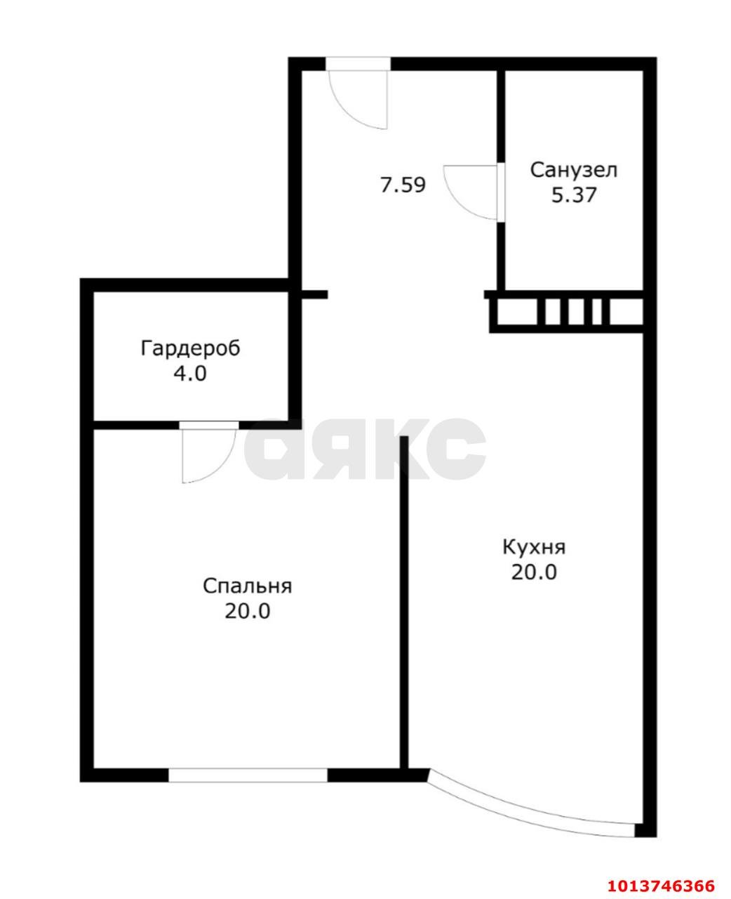 Фото №13: 1-комнатная квартира 53 м² - Краснодар, Западный внутригородской округ, ул. Кожевенная, 24