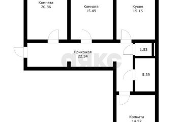 Фото №1: 3-комнатная квартира 109 м² - Краснодар, мкр. Музыкальный, ул. Аксайская, 59