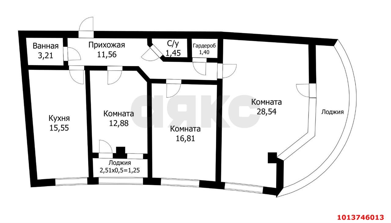 Фото №18: 3-комнатная квартира 93 м² - Краснодар, жилой комплекс Фонтаны, ул. Старокубанская, 2/23к1