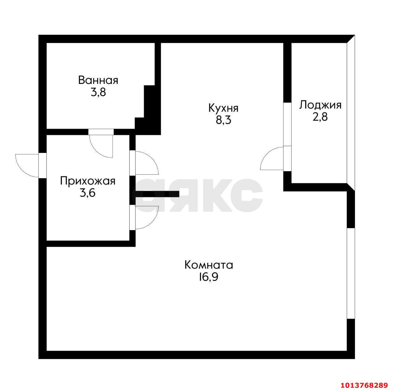 Фото №10: 1-комнатная квартира 36 м² - Краснодар, Новознаменский, ул. Войсковая, 22к1