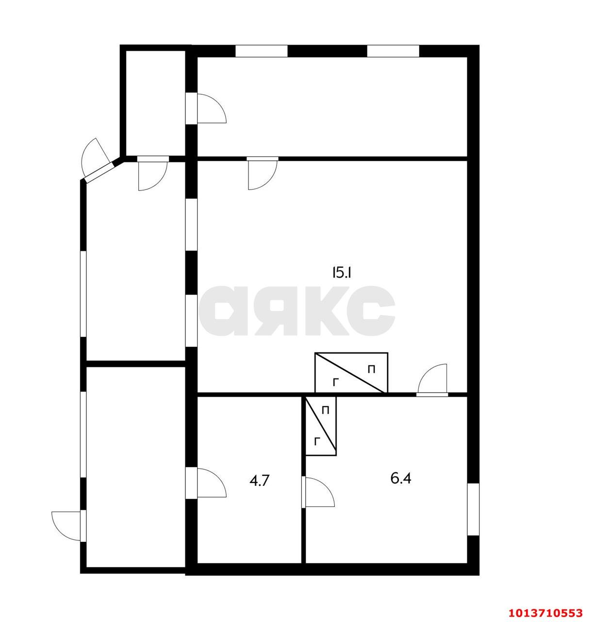 Фото №15: 2-комнатная квартира 40 м² - Краснодар, Центральный, ул. Кирова, 32