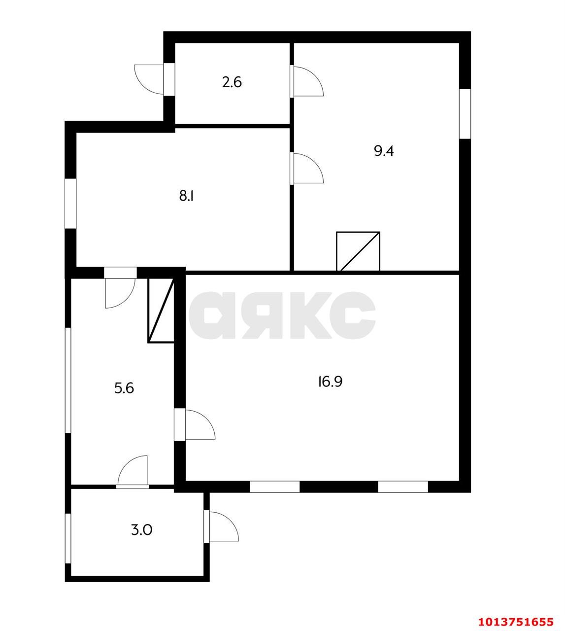 Фото №13: 2-комнатная квартира 45 м² - Краснодар, Центральный, ул. Кирова, 42