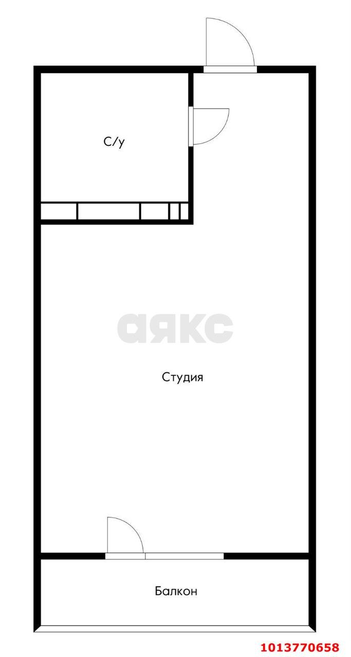 Фото №10: Студия 21 м² - Краснодар, Славянский, ул. Заполярная, 45