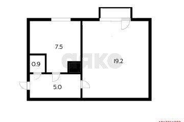 Фото №5: 1-комнатная квартира 35 м² - Краснодар, мкр. Центральный, ул. Ломоносова, 106