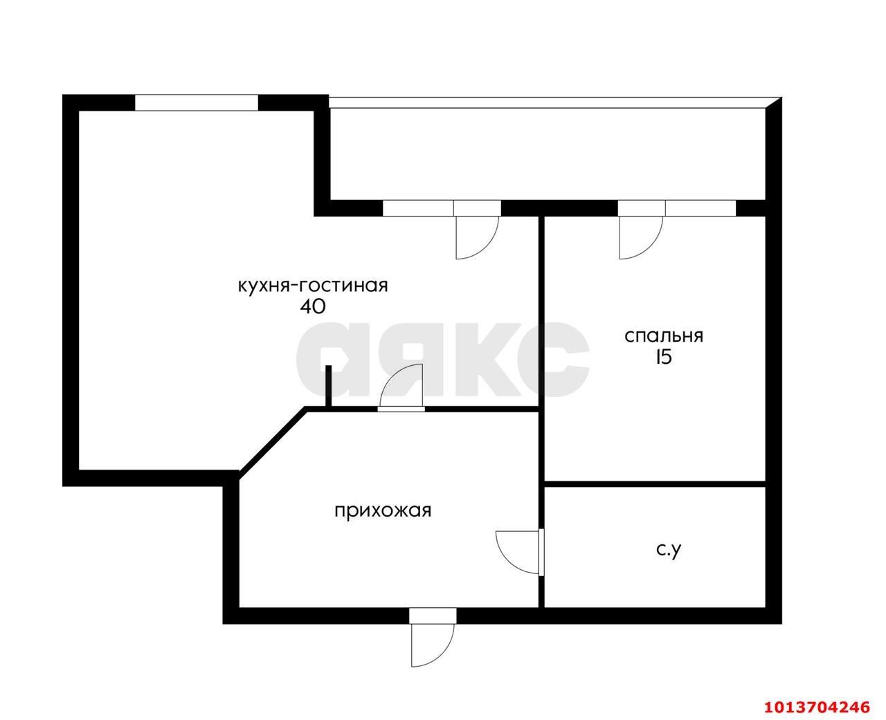 Фото №15: 2-комнатная квартира 70 м² - Краснодар, Солнечный, ул. Казбекская, 18