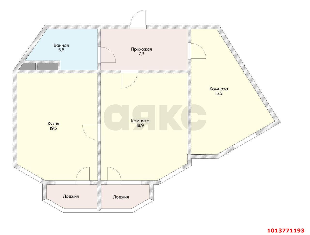 Фото №17: 2-комнатная квартира 73 м² - Краснодар, жилой комплекс Аврора, ул. Гаражная, 67