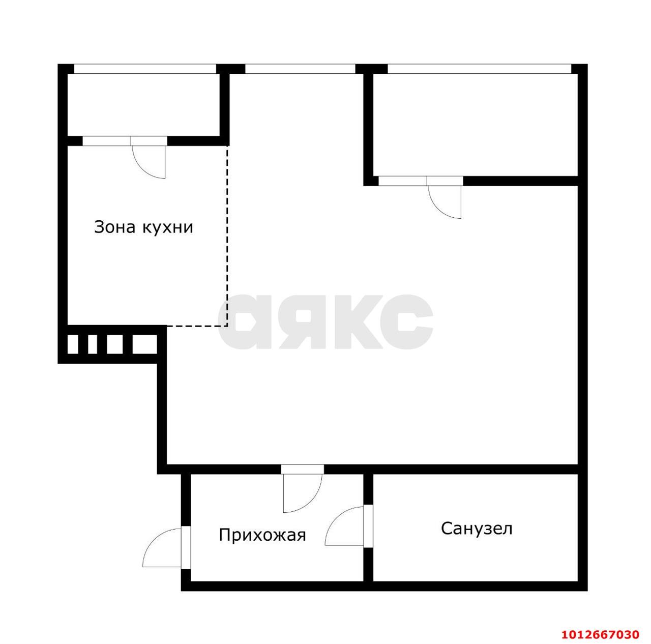 Фото №7: 2-комнатная квартира 50 м² - Краснодар, жилой комплекс Самолёт, ул. Западный Обход, 39/2к4