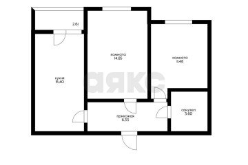 Фото №1: 2-комнатная квартира 52 м² - Краснодар, мкр. Карасунский внутригородской округ, ул. имени Владимира Жириновского, 7