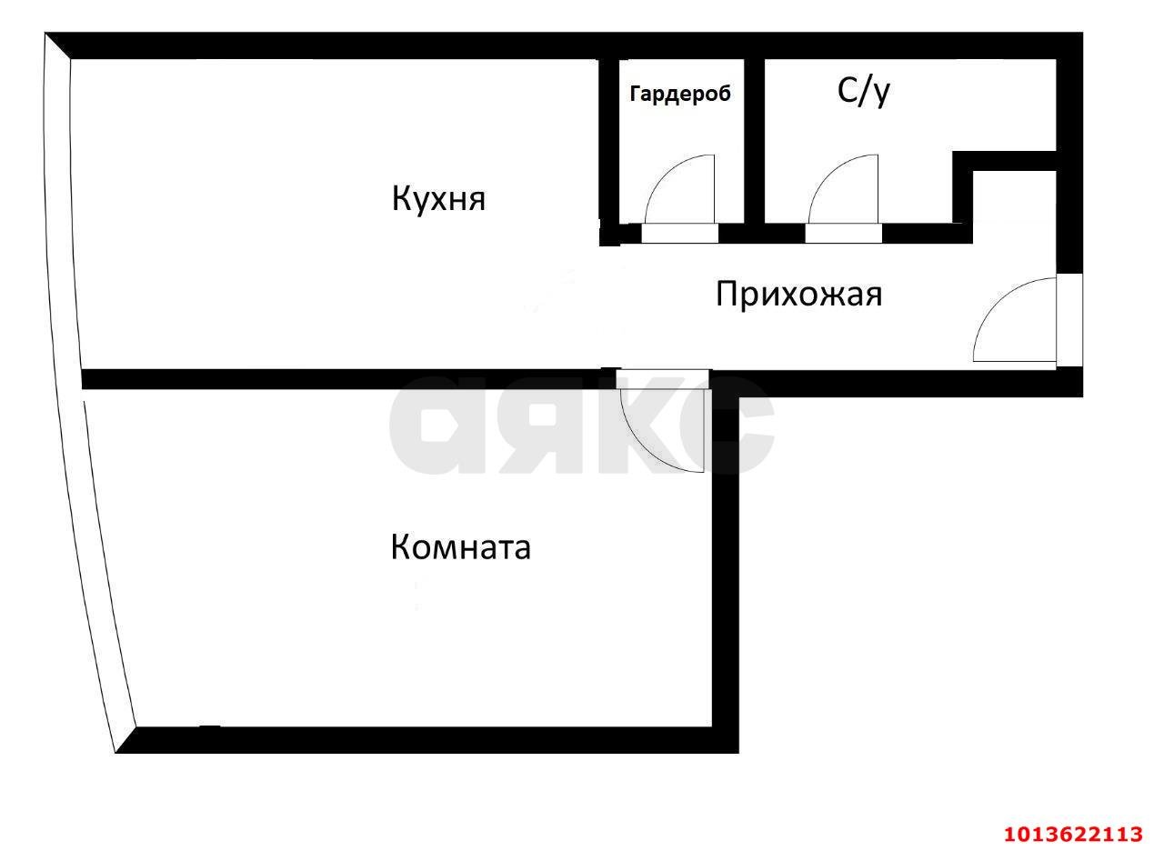 Фото №16: 1-комнатная квартира 49 м² - Краснодар, жилой комплекс Цветы, ул. Круговая, 4Вк2