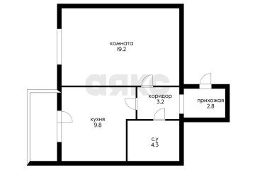 Фото №3: 1-комнатная квартира 42 м² - Краснодар, п. Калинино, ул. 1 Мая, 428