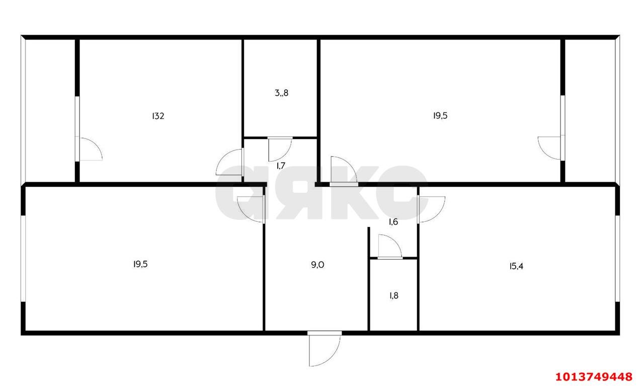 Фото №2: 3-комнатная квартира 85 м² - Краснодар, Микрохирургии глаза, ул. Академика Лукьяненко, 36