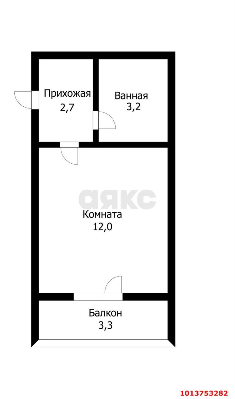 Фото №11: Студия 19 м² - Краснодар, жилой комплекс Матрёшки, ул. 1-я Ямальская, 5к6