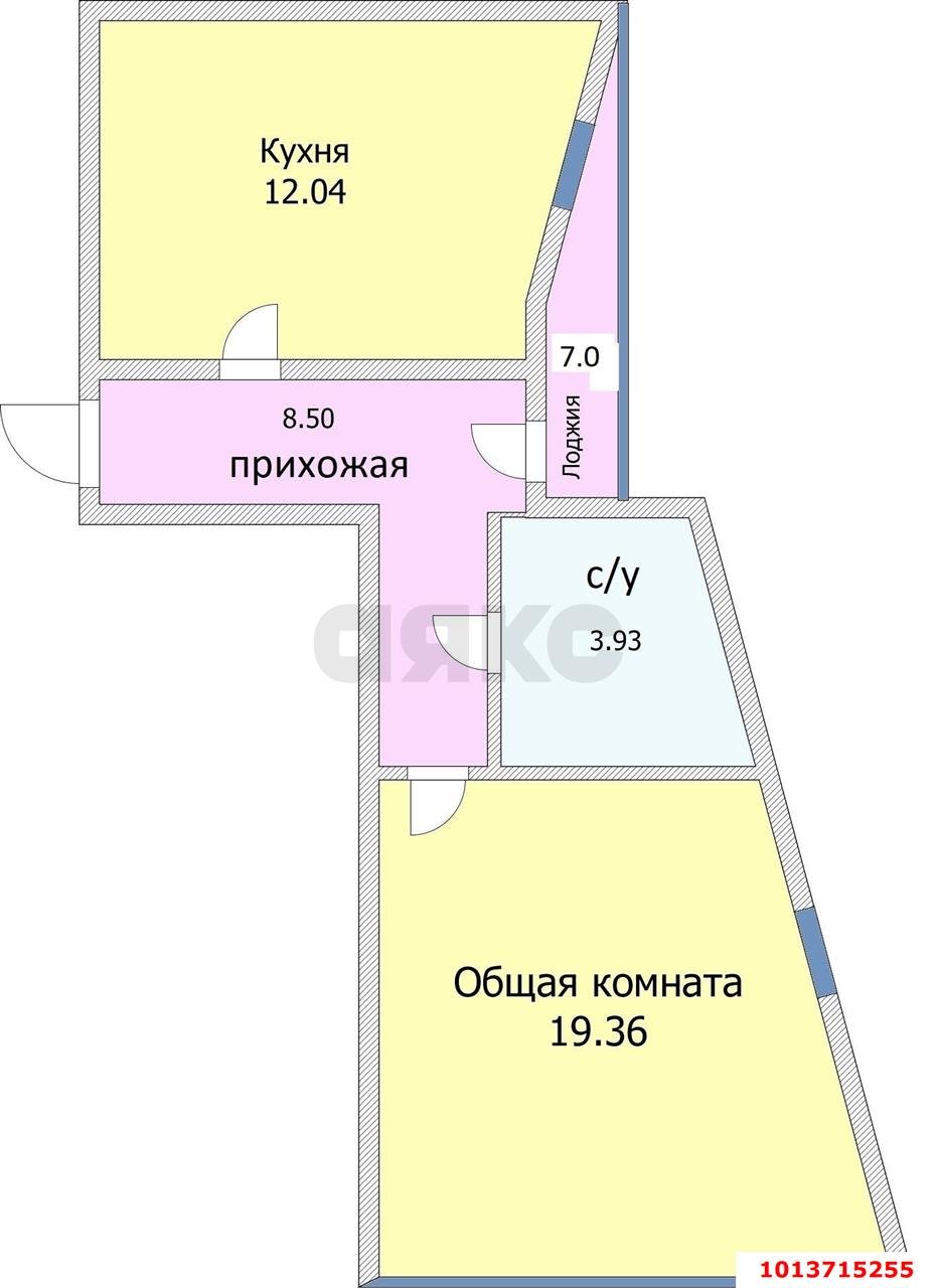 Фото №16: 1-комнатная квартира 46 м² - Краснодар, жилой комплекс Шоколад, ул. Александра Покрышкина, 25Ак1