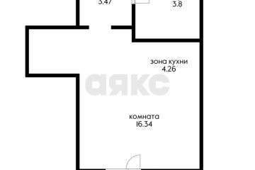 Фото №5: Студия 32 м² - Краснодар, мкр. жилой комплекс Новая Португалия, ул. Лиссабонская, 109к26