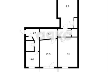 Фото №5: 3-комнатная квартира 47 м² - Краснодар, мкр. имени Н.И. Вавилова, ул. Вавилова, 10