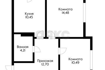 Фото №2: 2-комнатная квартира 56 м² - Краснодар, мкр. 4-й квартал, ул. имени Героя Николая Шевелёва, 3/1