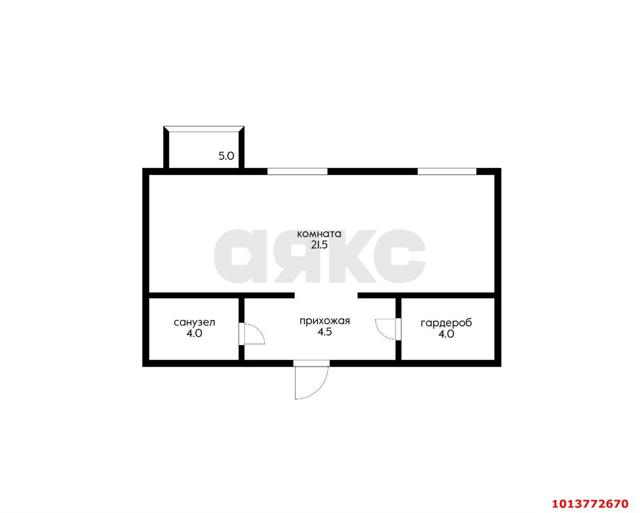 Фото №6: 1-комнатная квартира 35 м² - Краснодар, жилой комплекс Новая Португалия, ул. Лиссабонская, 109к26