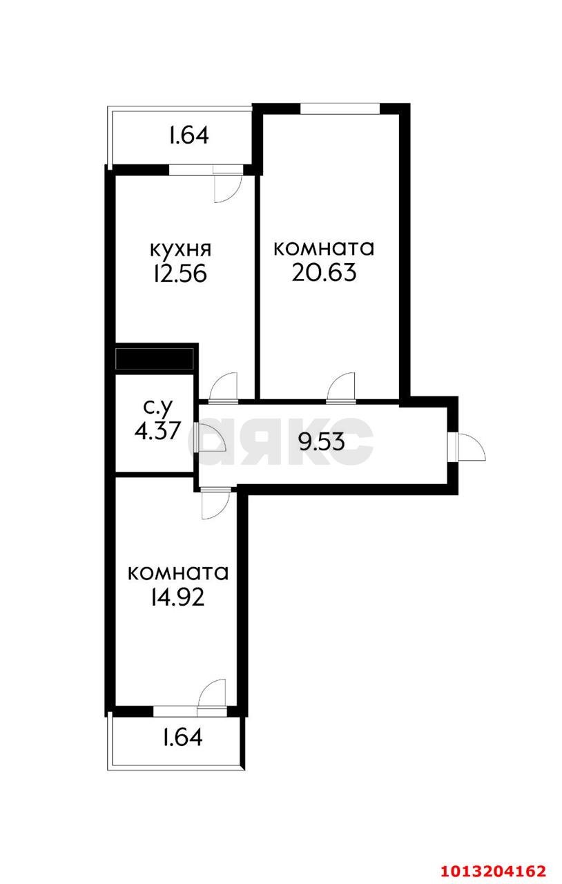 Фото №11: 2-комнатная квартира 65 м² - Динская, жилой комплекс Белые Росы, ул. Красная, 162/2