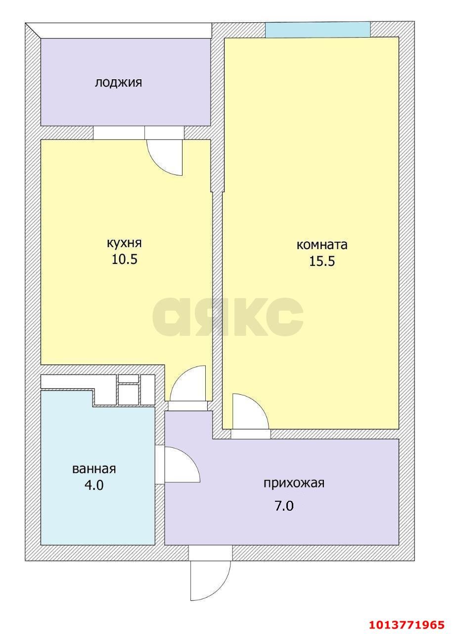 Фото №13: 1-комнатная квартира 45 м² - Краснодар, жилой комплекс Red777, ул. Адмирала Крузенштерна, 5