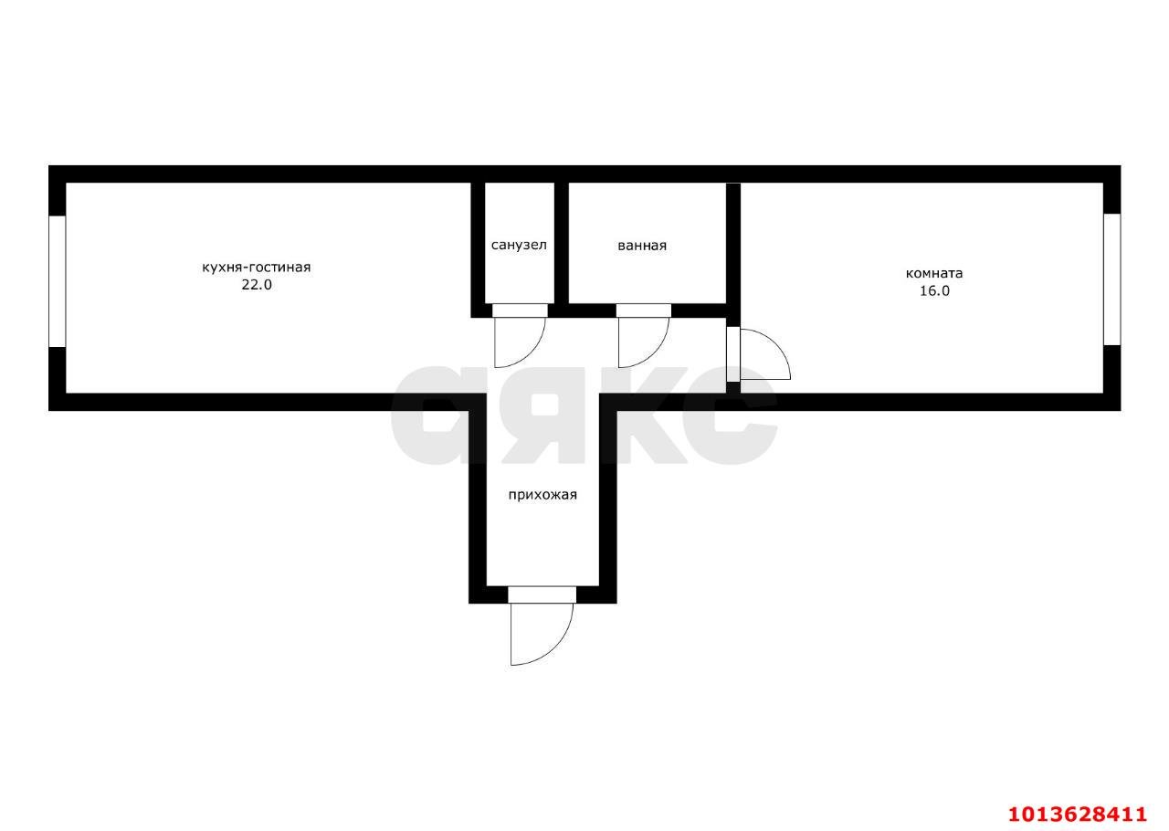 Фото №13: 1-комнатная квартира 65 м² - Краснодар, Немецкая Деревня, ул. Баварская, 8