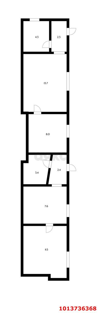 Фото №19: Дом 53 м² + 4 сот. - Краснодар, Дубинка, ул. 1-я Линия Поймы реки Кубань, 190