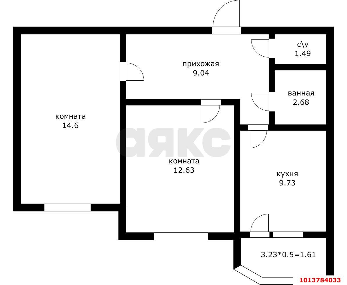 Фото №19: 2-комнатная квартира 50 м² - Краснодар, Достояние, ул. Григория Булгакова, 8к1