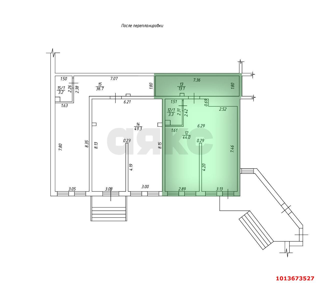 Фото №5: Офисное помещение 61 м² - Краснодар, Центральный, ул. Главная городская площадь