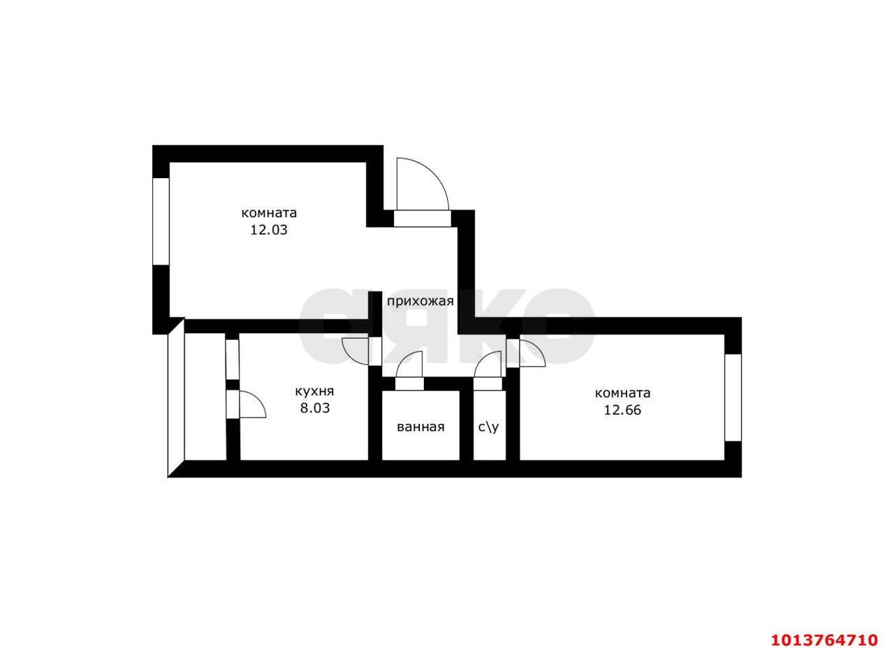 Фото №14: 2-комнатная квартира 54 м² - Пригородный, Алтайский, ул. Болгарская, 12/3