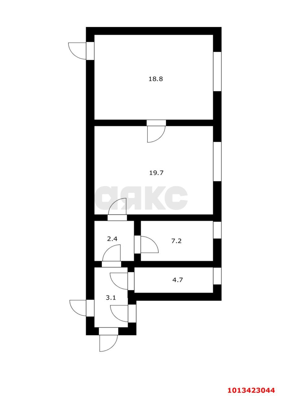 Фото №11: 2-комнатная квартира 52 м² - Краснодар, Центральный, ул. Щорса, 3А