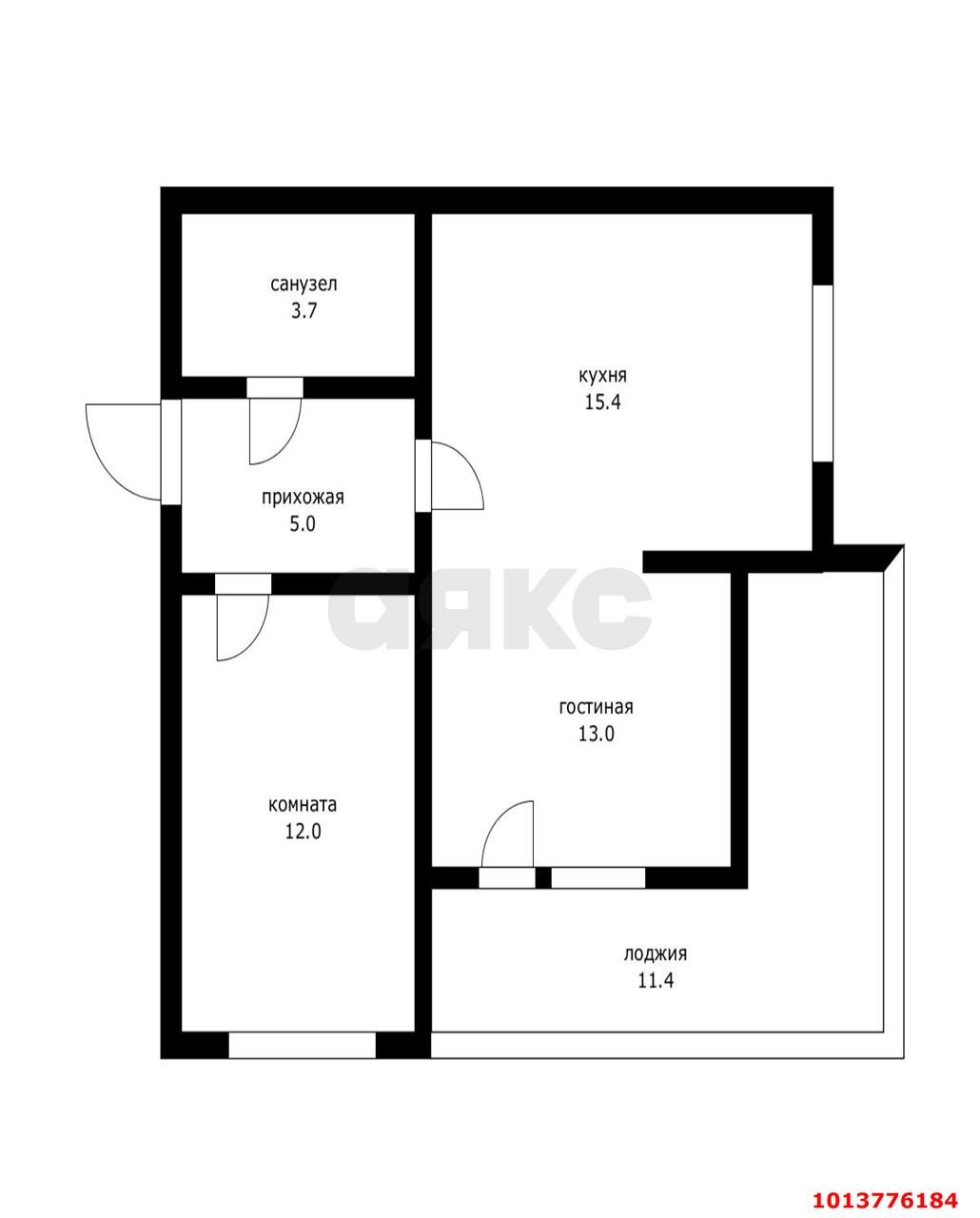 Фото №9: 2-комнатная квартира 54 м² - Краснодар, жилой комплекс Грани, ул. Западный Обход, 45к1