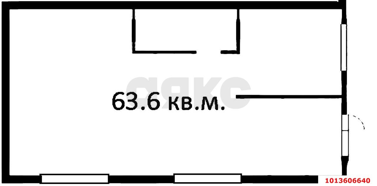 Фото №5: Торговое помещение 64 м² - Южный, жилой комплекс История-2, ул. Казачья, 4к1