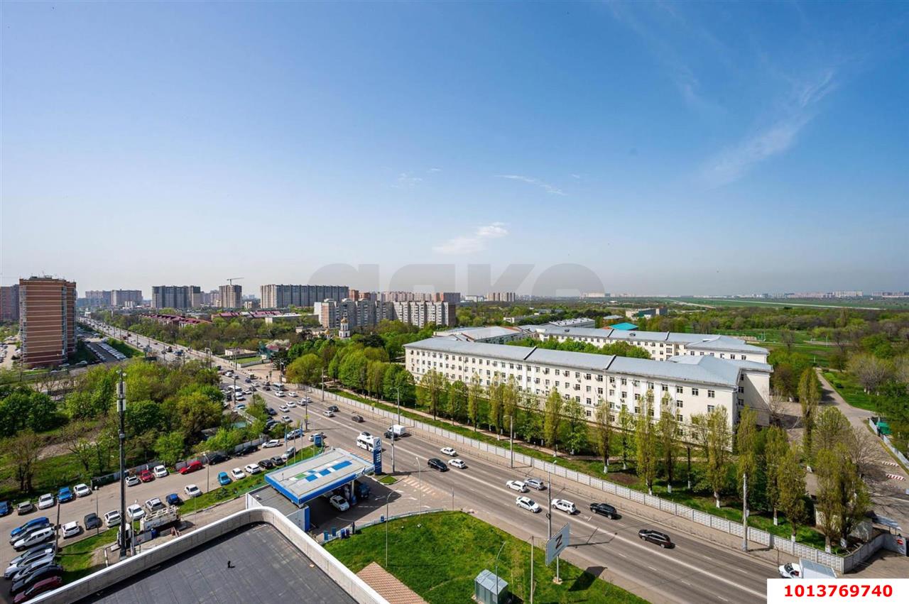 Фото №6: 1-комнатная квартира 45&nbsp;м², 12/16&nbsp;эт. - Краснодар, Прикубанский внутригородской округ, мкр. 9-й километр, пр-д Репина, 3