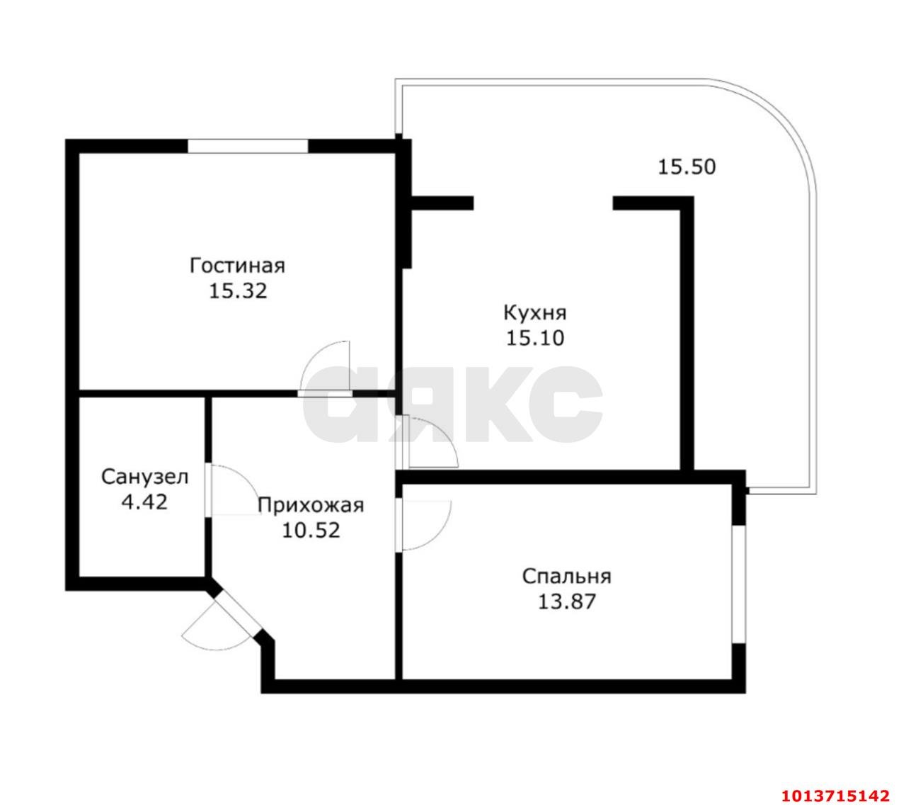 Фото №17: 2-комнатная квартира 74 м² - Краснодар, Достояние, ул. Григория Булгакова, 8к1