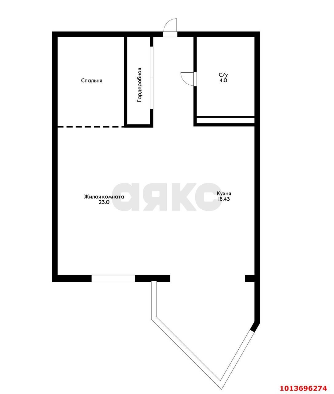 Фото №23: 1-комнатная квартира 58 м² - Краснодар, жилой комплекс Седьмой Континент, ул. Совхозная, 1к5