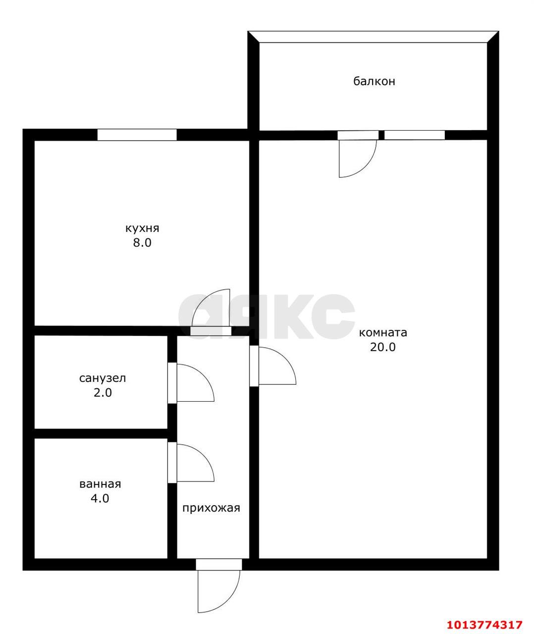 Фото №11: 1-комнатная квартира 41 м² - Краснодар, Центральный, ул. Красная, 158