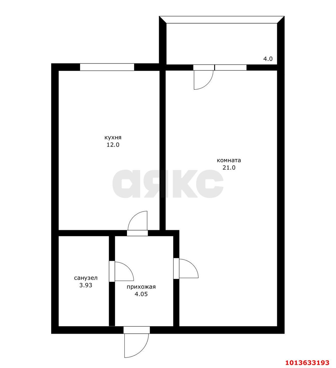 Фото №10: 1-комнатная квартира 44 м² - Краснодар, Гидростроителей, ул. Игнатова, 4/3к2